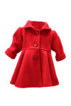Palton model Basic Trendy culoare rosie, pentru fete