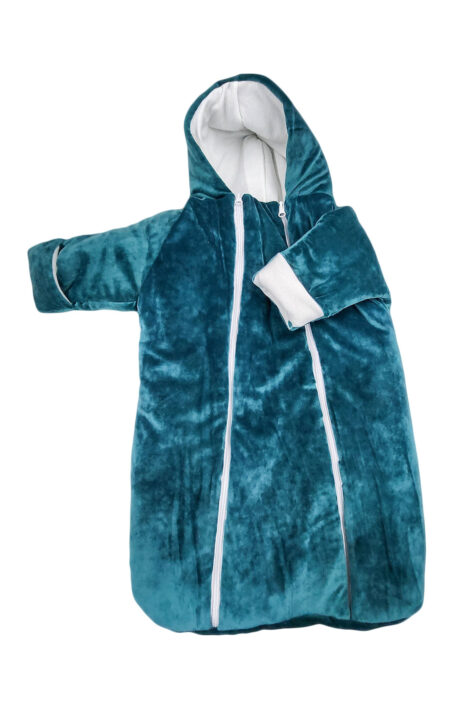 Port-bebe Ursulet turcoaz, varsta 0-3 luni