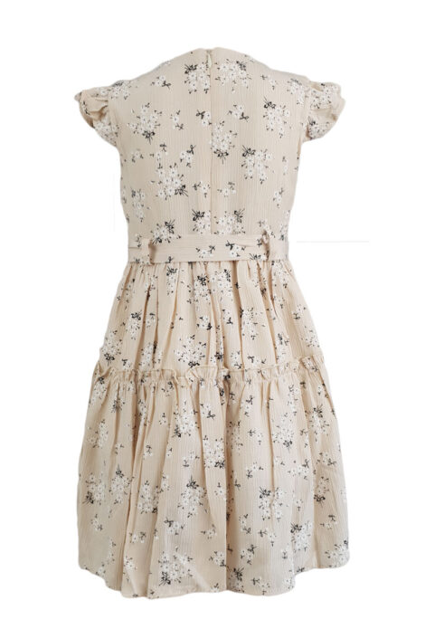 Rochie fetite de vara, culoare crem