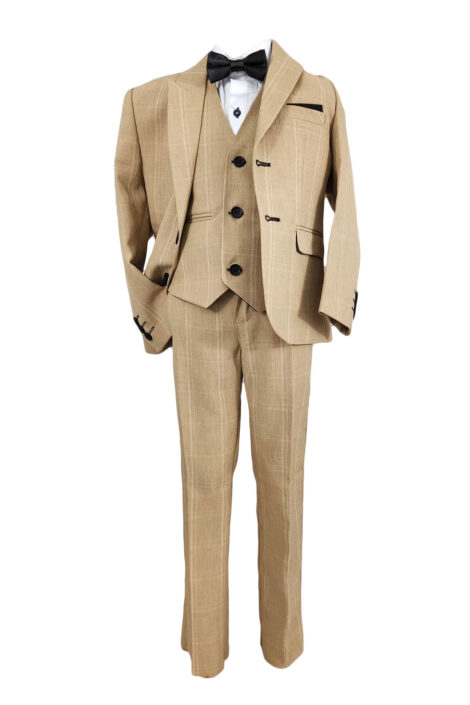 Costum elegant baieti 5 piese multicolore