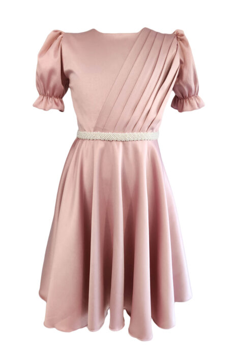 Rochie eleganta pentru fete, model Cristina, culoare roz