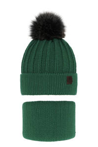 set-caciula-fular-baieti-iarna